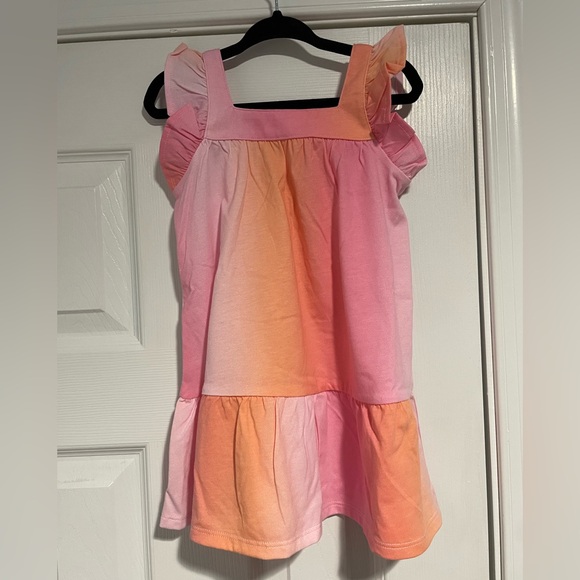 The Children's Place Other - NWT The Children's Place Pink and Orange Ombre Ruffle Strap Dress